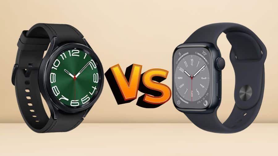 comparativo Samsung Smartwatch 6 vs Apple Watch 8 comparativo