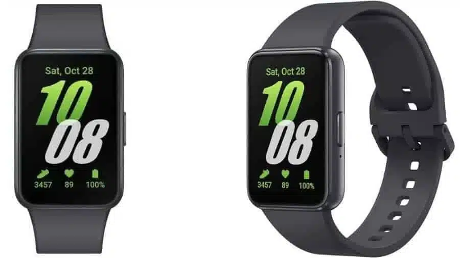 Imagem do smartband Samsung Galaxy Fit 3 no formato paisagem