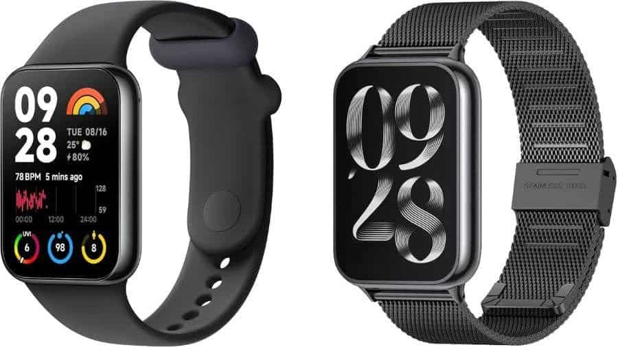Imagem da smartband Xiaomi Smart Band 8 no formato paisagem para visualização geral