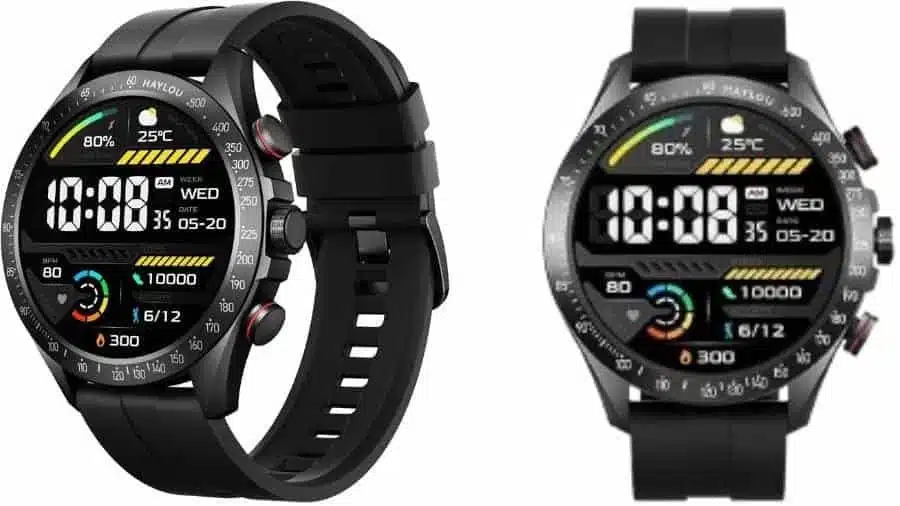 Imagem do smartwatch Haylou Solar Pro no formato paisagem