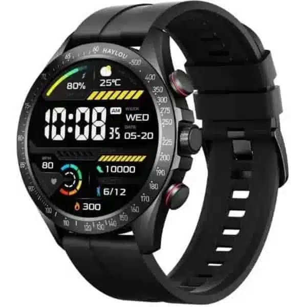 Imagem do smartwatch Haylou Solar Pro no formato quadrado