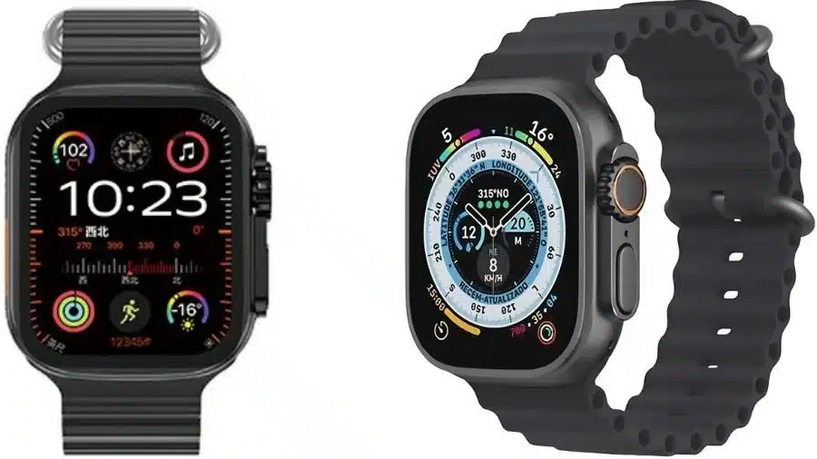Imagem do smartwatch Microwear W69 Series 9 no formato paisagem para visualização geral